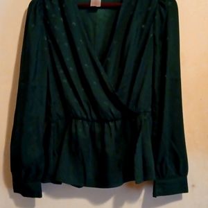 Green blouse